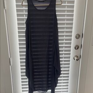 Cut Loose Charcoal long dress